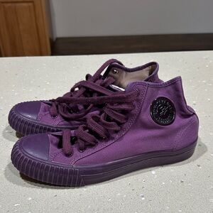P.F. Flyers Purple High-Top Sneakers